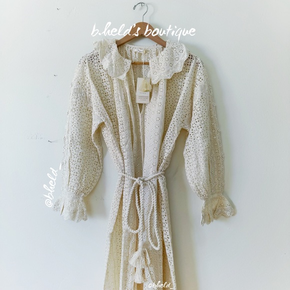 Dôen Persephone Dress in Magnolia Off-White Cream Color Size XS Brand New NWT